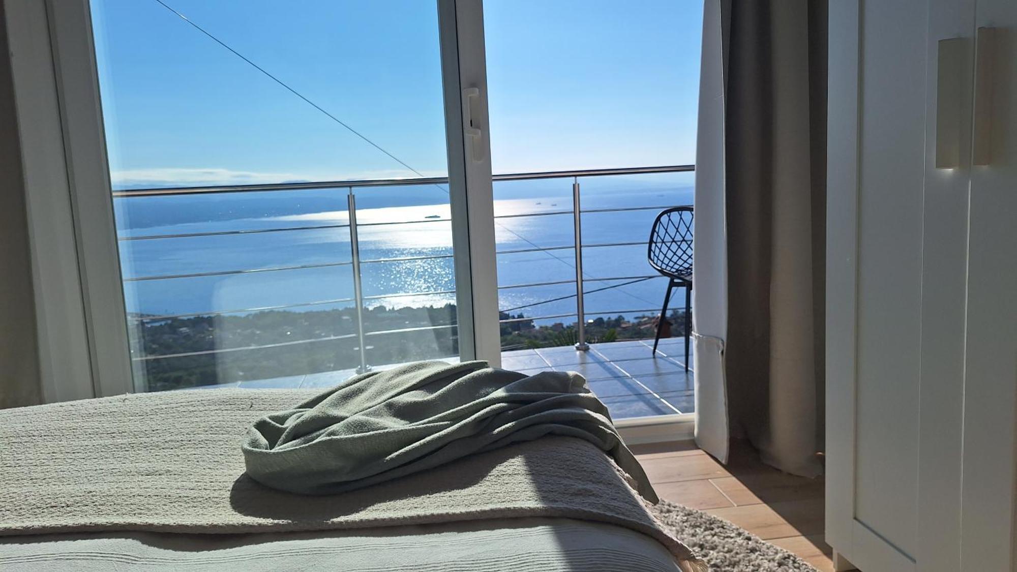 Ferienwohnung mit 180° Meerblick  Dobreć Exterior foto
