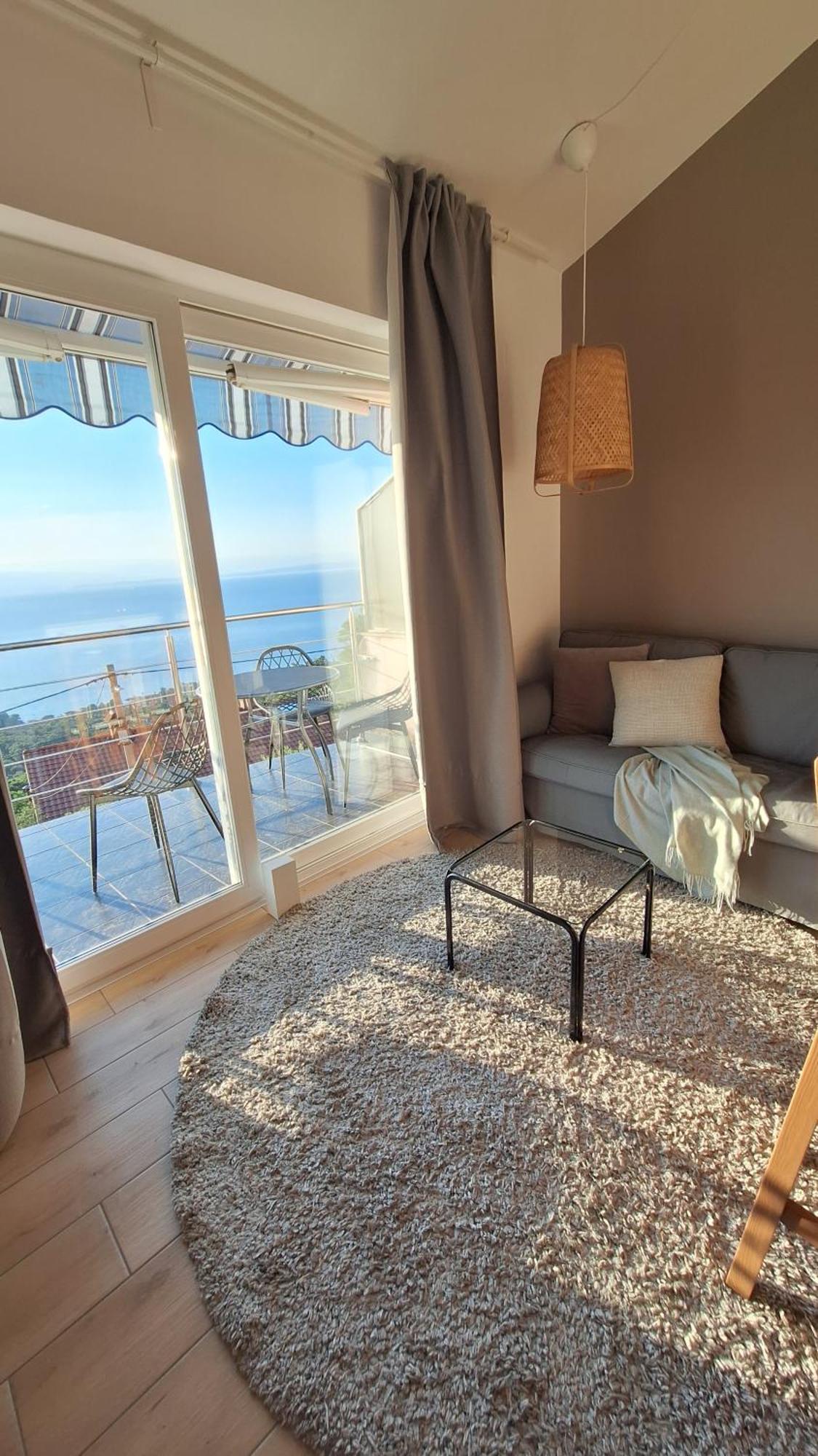 Ferienwohnung mit 180° Meerblick  Dobreć Exterior foto